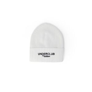 Underclub Edition Beanie White Men White Hats & Caps